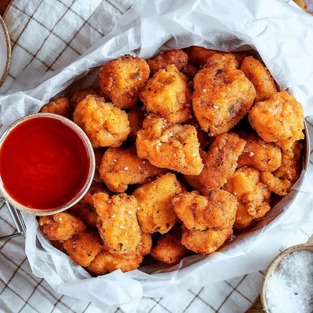 12 Pieces Popcorn Chicken.
