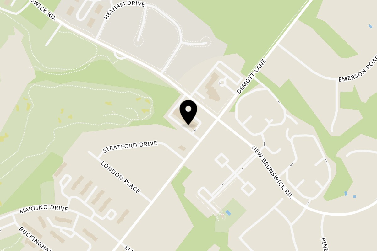 Map showing the location of Cafe Amici Pasta & Pizza on 225 Demott Ln #1 in Somerset